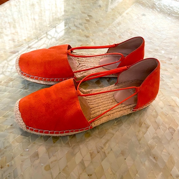 Eileen Fisher Coral Nubuck Espadrilles Size 6 - Picture 4 of 6
